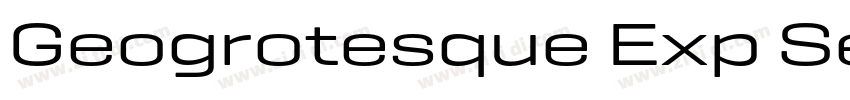 Geogrotesque Exp Sem字体转换